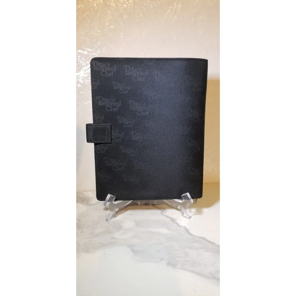 Pampered Chef Black Consultant Logo Organizer 
